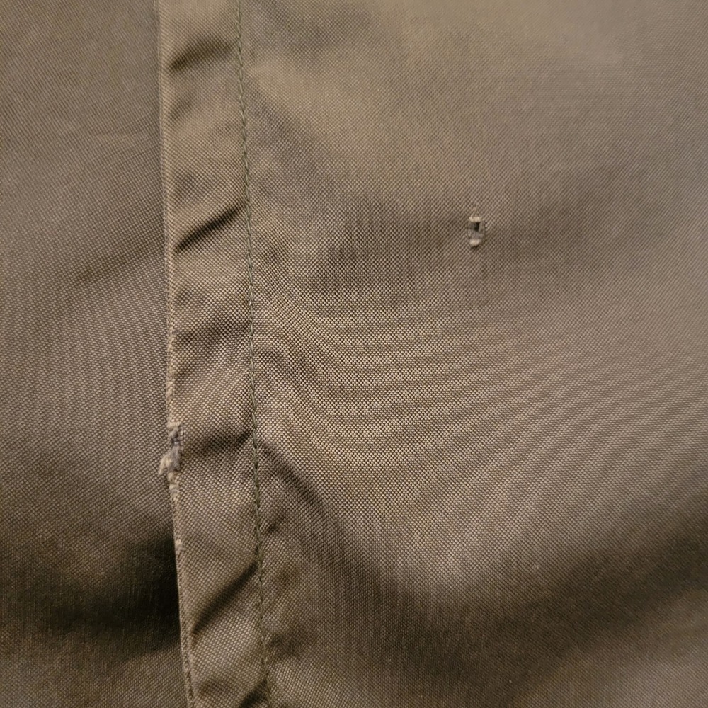 Vintage Vietnam Era US Military Army Green Quarpel Trench Raincoat 42R Gorpcore - Picture 7 of 13